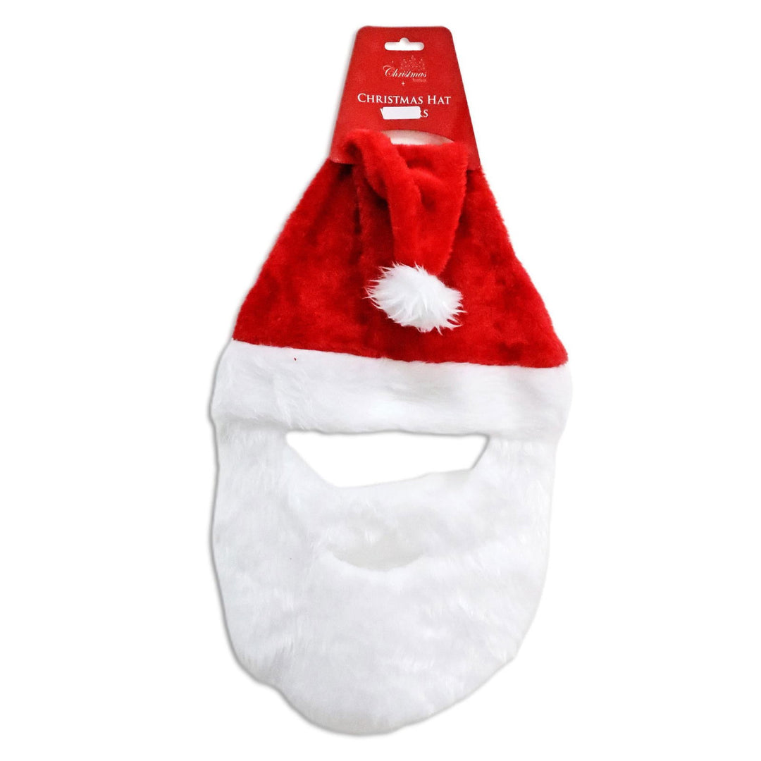 GORRO D/SANTA C/BARBA 31X67CM - Barakah Home Store