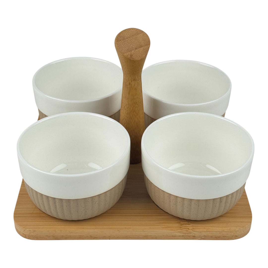 JG BOWLS CON BASE 4PZ 19X19X13.5CM