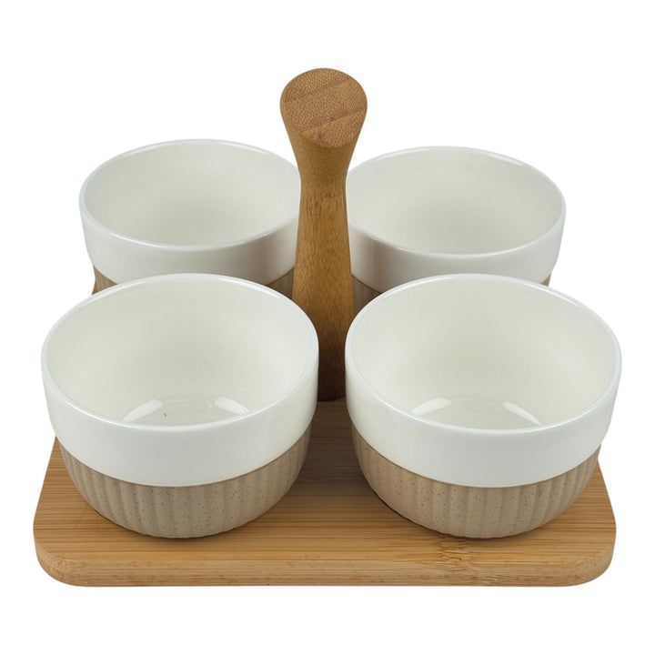 JG BOWLS CON BASE 4PZ 19X19X13.5CM