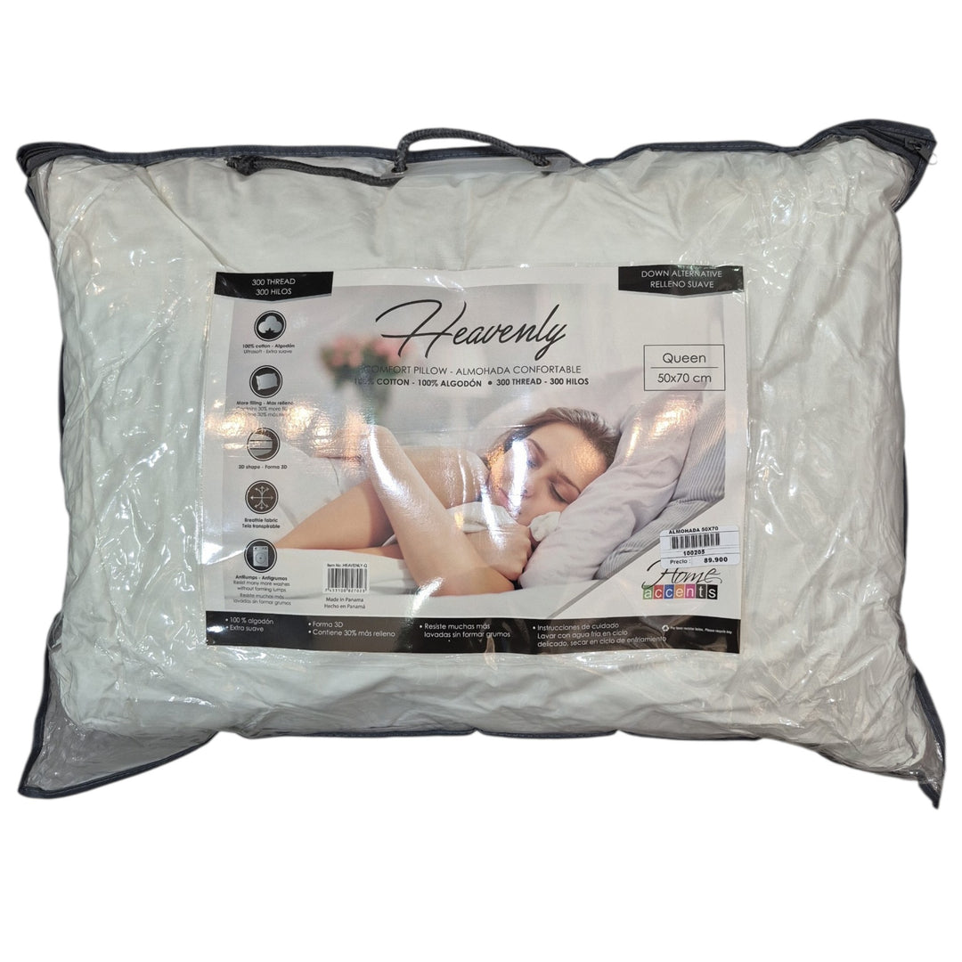 ALMOHADA QUEEN HEAVENLY 50X70CM COD:100205