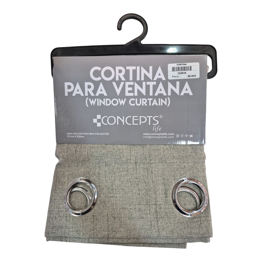 CORTINA 137X229CM COD:102635