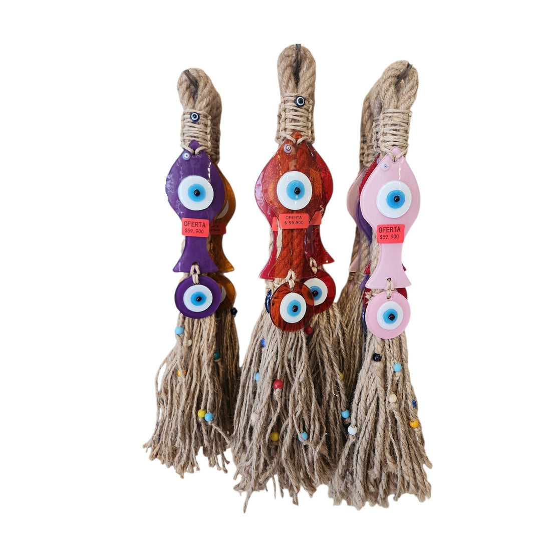 PEZ Y JUTE TEJIDO SURTIDO 47X7X2.5CM COD:
