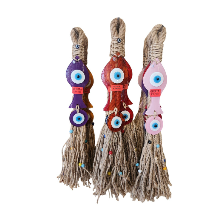 PEZ Y JUTE TEJIDO SURTIDO 47X7X2.5CM COD:
