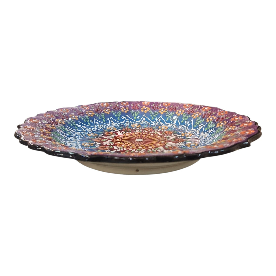 PLATO PINTADO A MANO 30 CM SURTIDO COD:108461