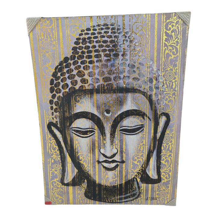 CUADRO OLEO BUDA 90X70CM