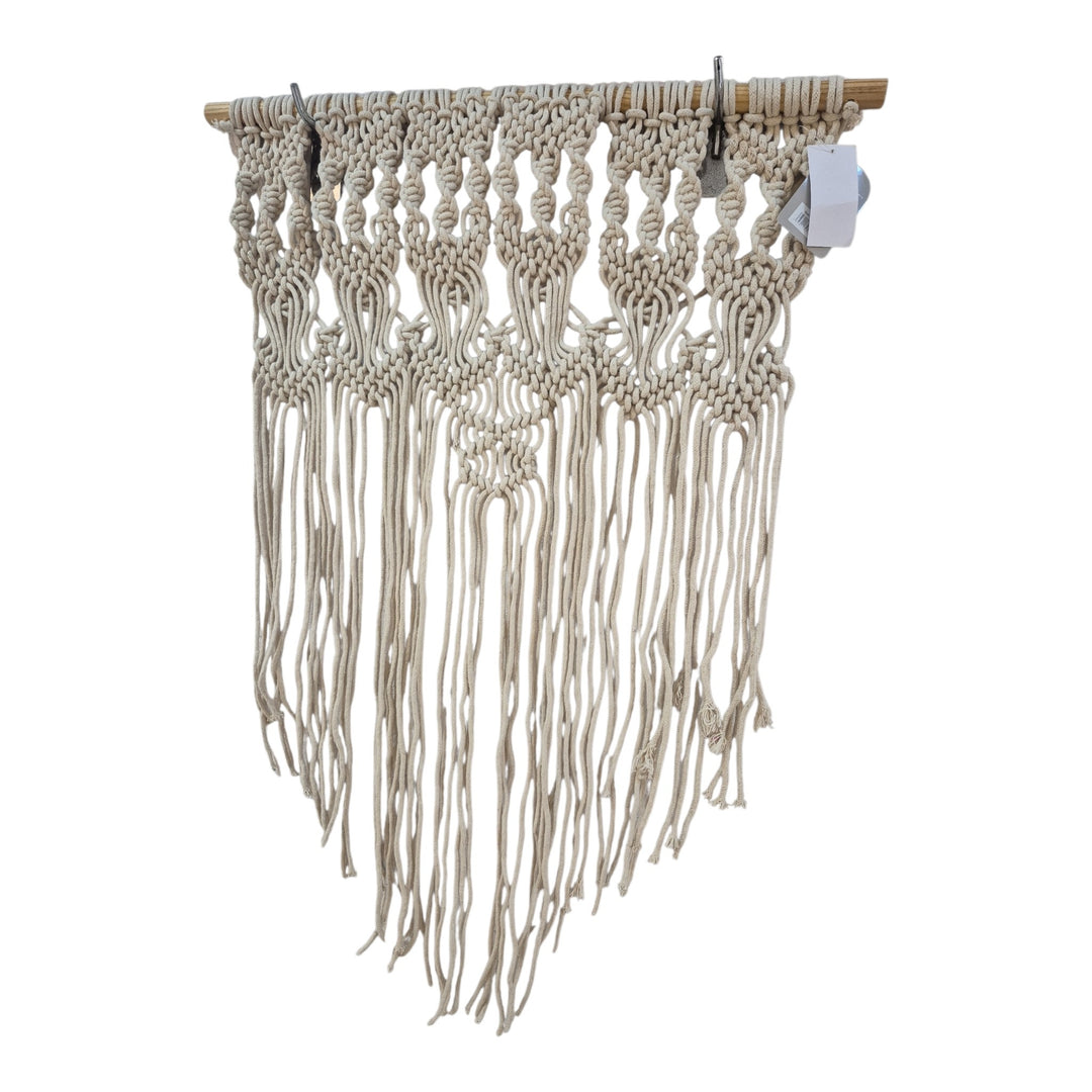 TAPIZ DECORATIVO MACRAMÉ DE PARED 70X43XCM COD:110518