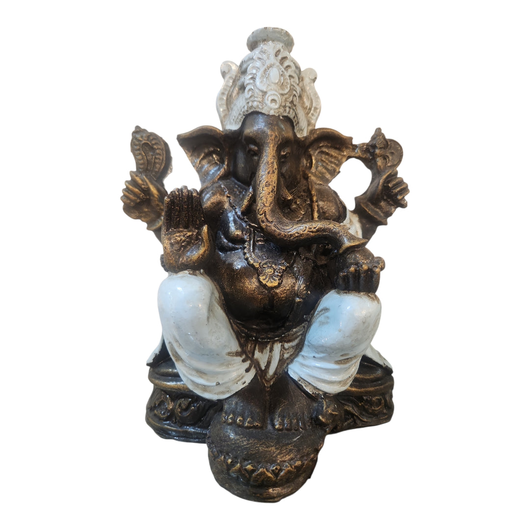 ESTATUA GANESHA SENTADO 23CM