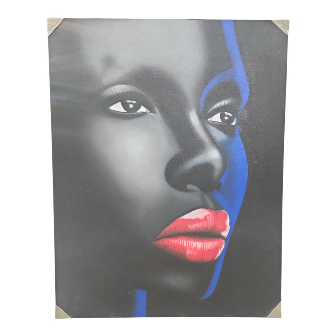 CUADRO AFRICANAS 90X70X4CM