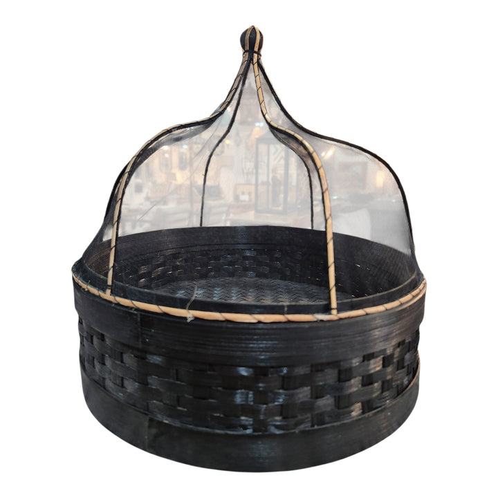 CANASTO TEJIDO PEQUEÑO 24CM SURTIDO COD: 110833