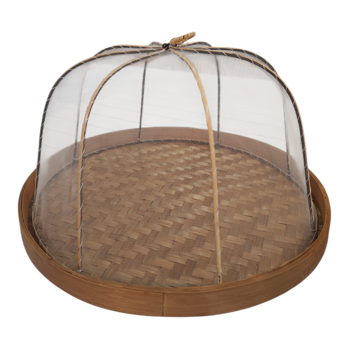 BANDEJA BAMBOO MALLA GRANDE 34CM SURTIDO COD:110840
