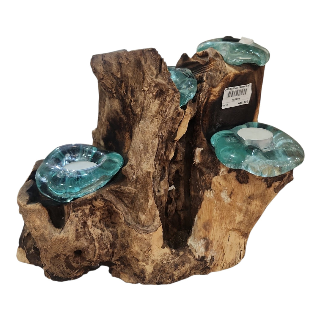 PORTAVELAS TRONCO DE 5