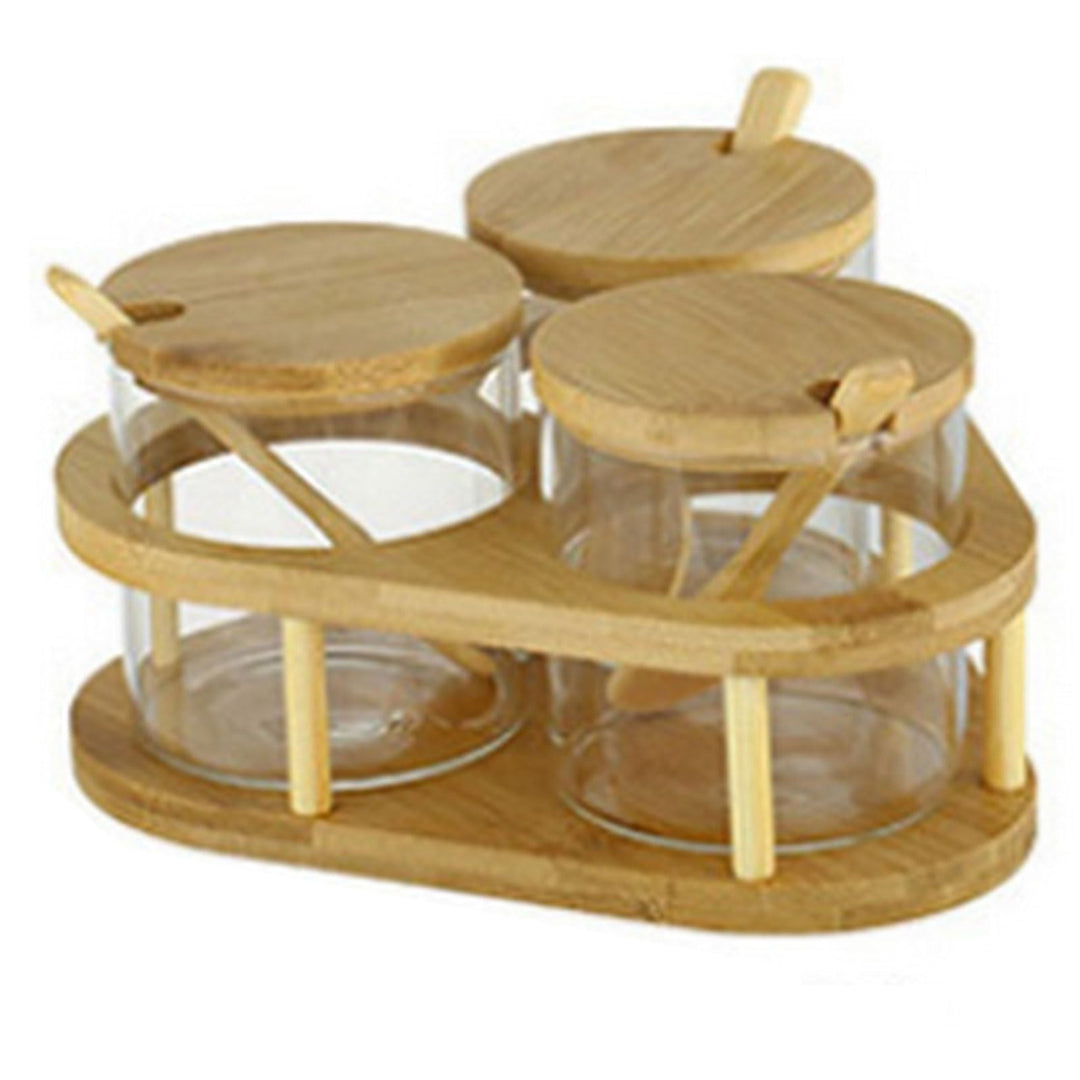 JG 3 RECIPIENTES C/TAPA 17X20X20CM COD:111309