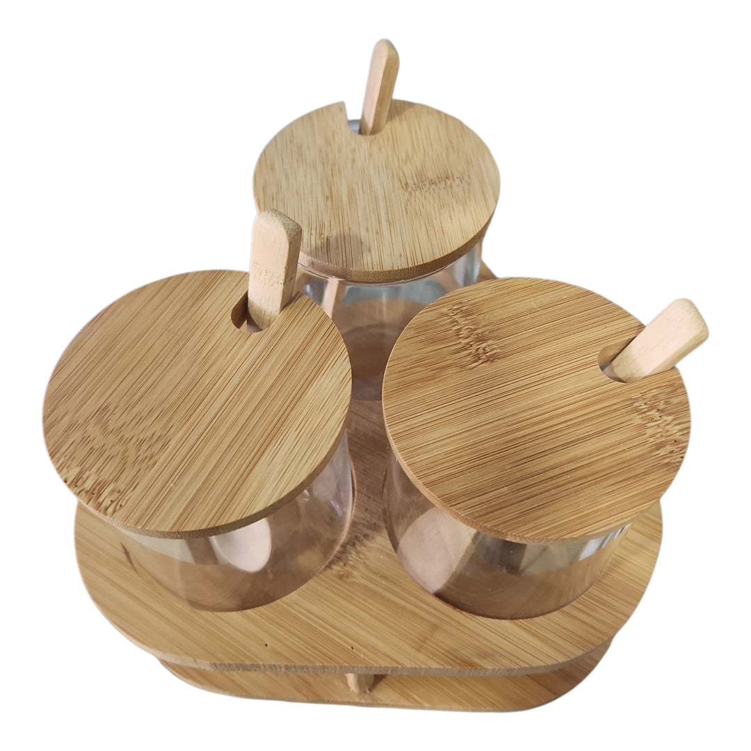 JG 3 RECIPIENTES C/TAPA 17X20X20CM COD:111309