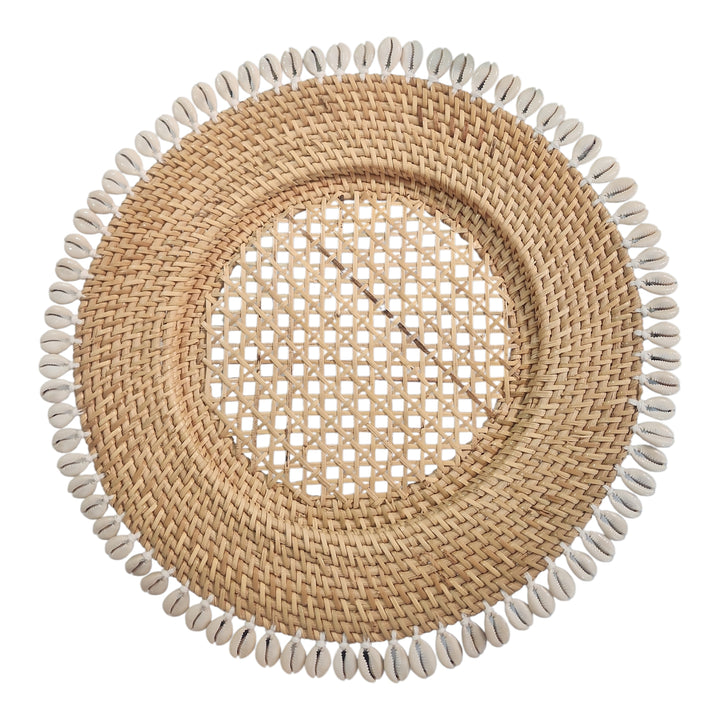 PORTA PLATO RATTAN 36CM