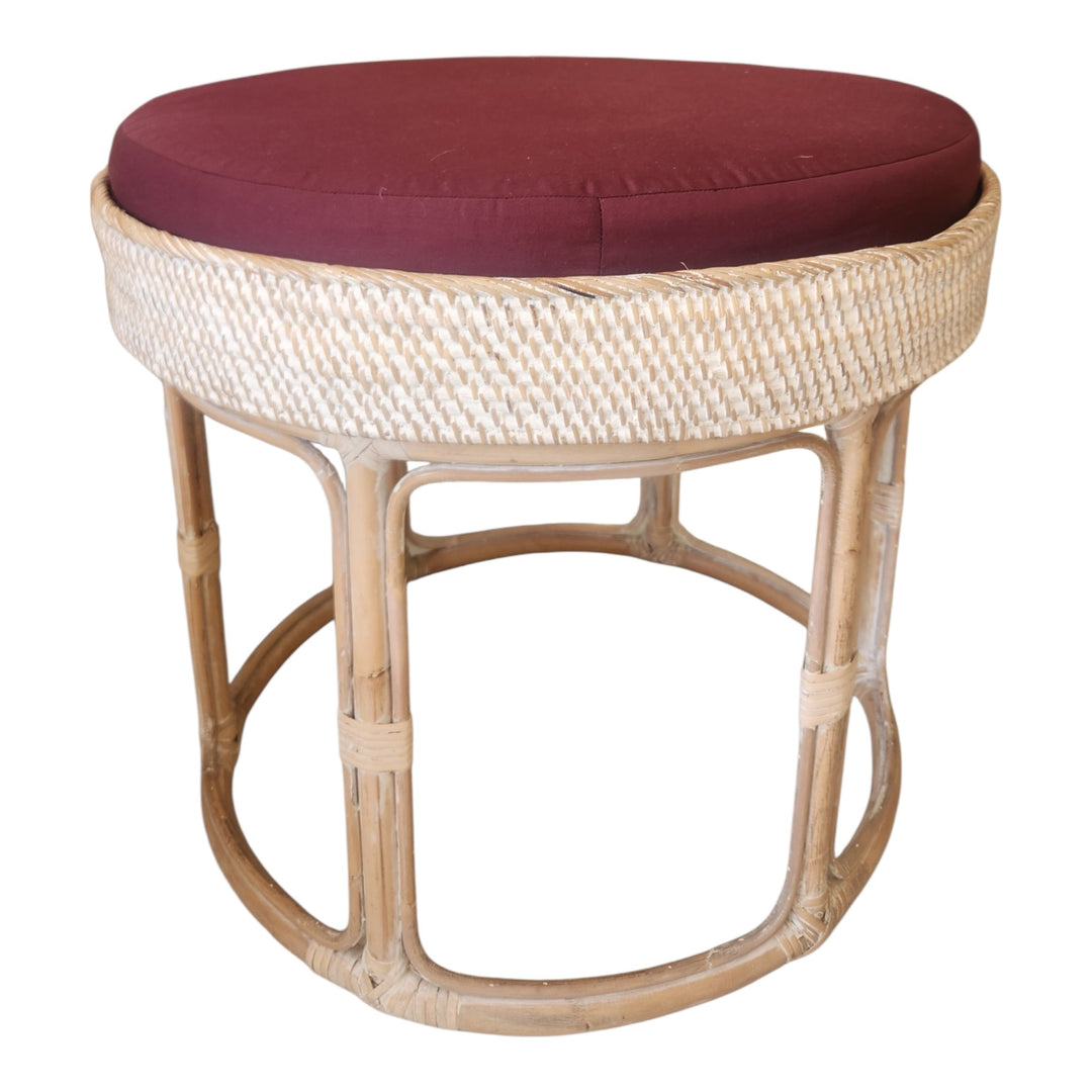 TABURETE RATAN GRANDE 54x62x62CM COD:112288