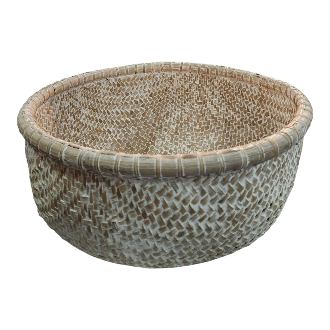 CESTA DE BAMBÚ GRANDE 49X49X25CM