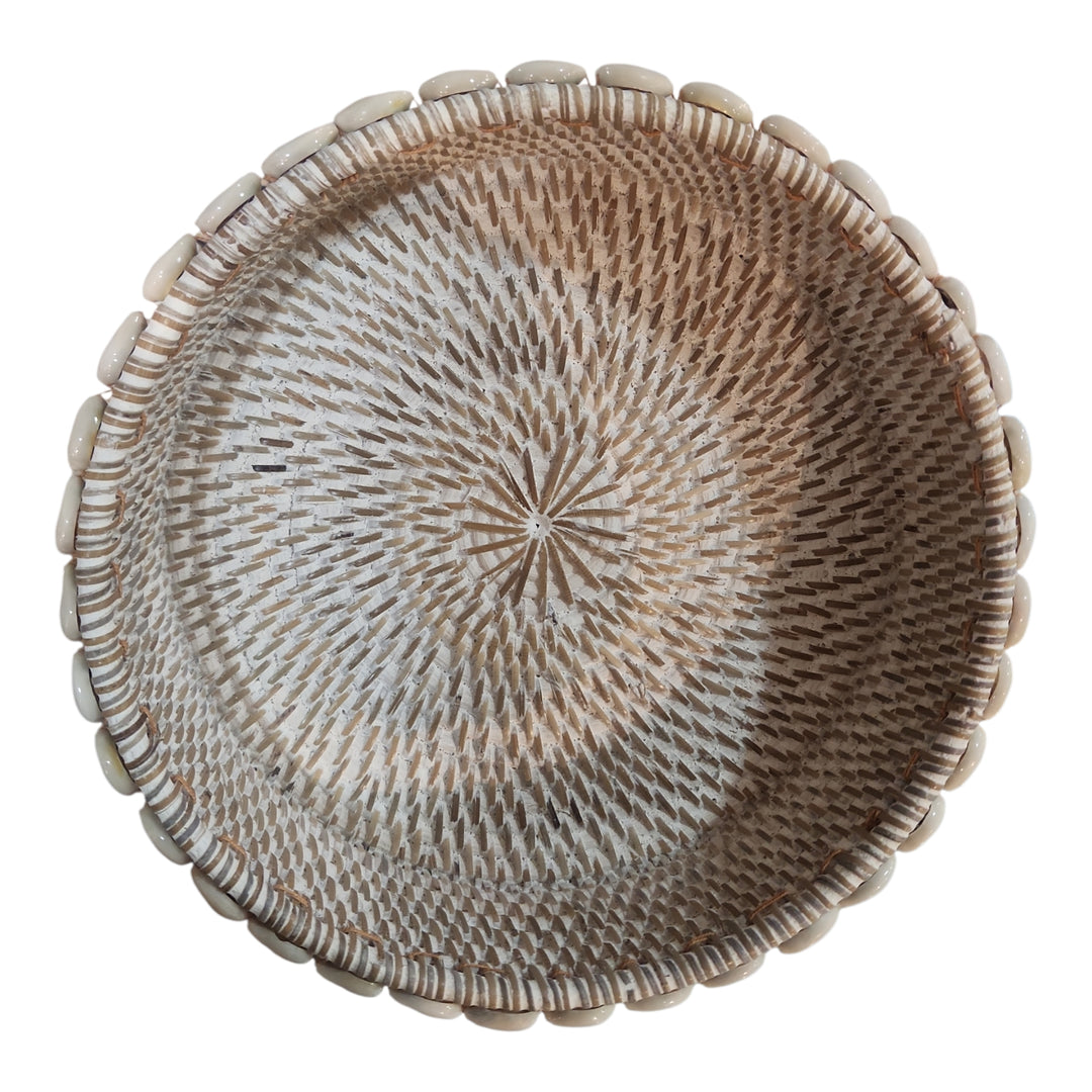 CANASTA RATTAN CARACOLES 25CM