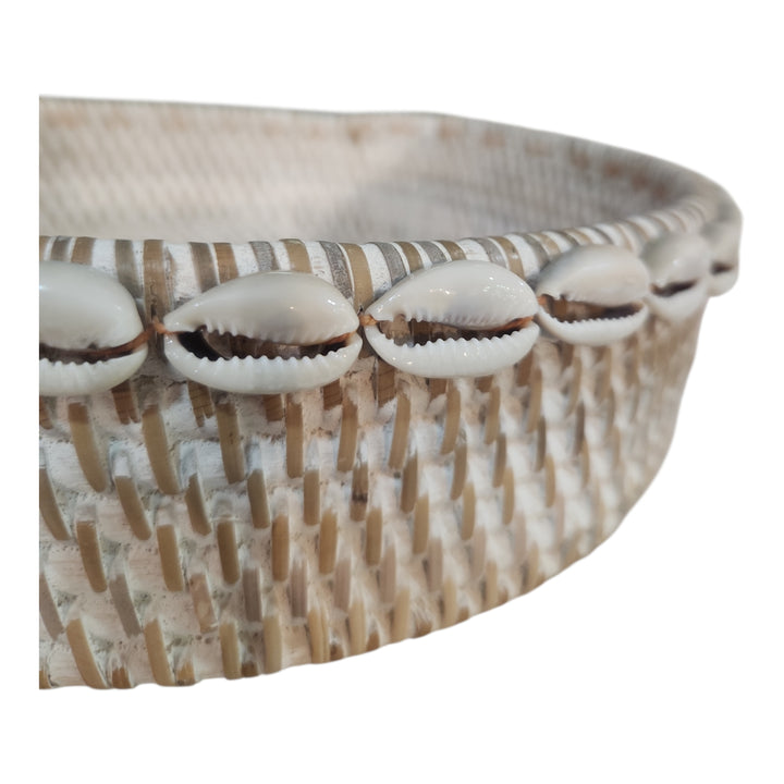 CANASTA RATTAN CARACOLES 25CM
