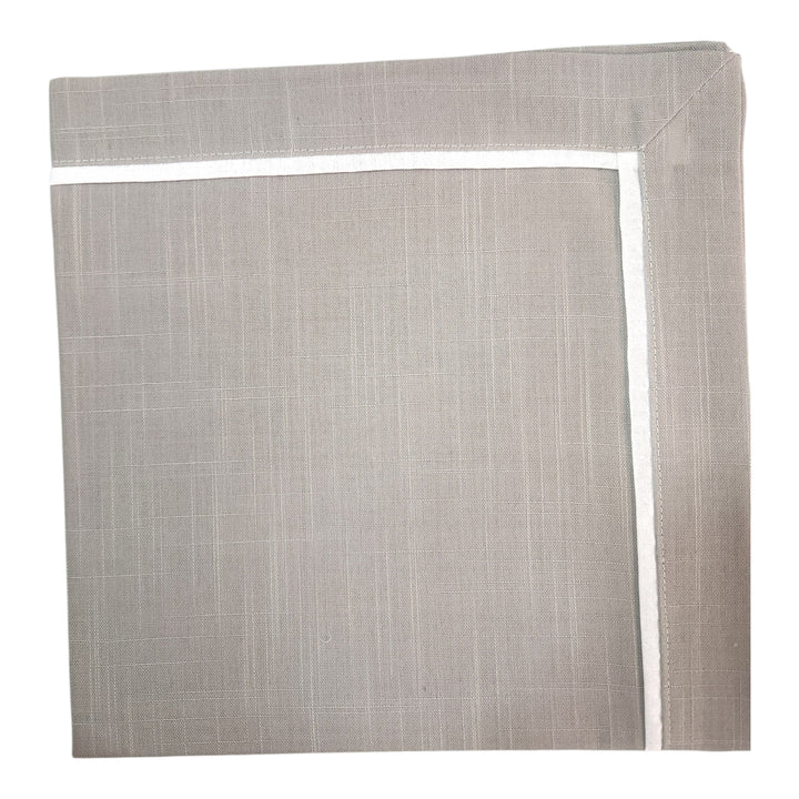 SERVILLETA DISEÑO PLISADO  CLASICO 52X52CM