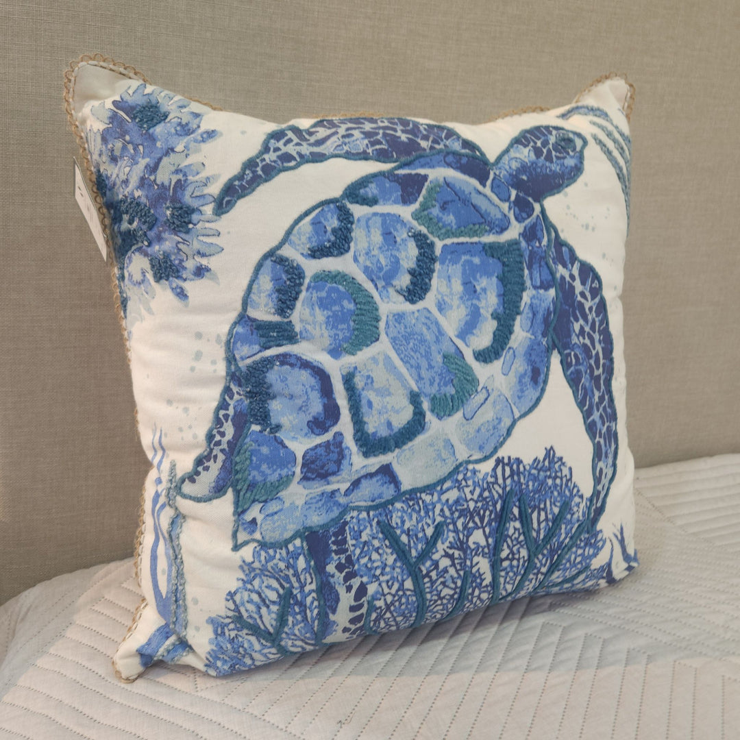 COJÍN TORTUGA MARINA 50X50CM