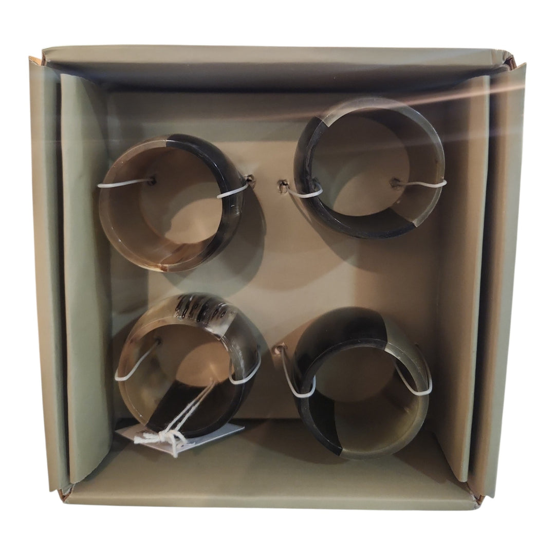 JGO DE 4 ARGOLLAS SERVILLETAS COD:113383