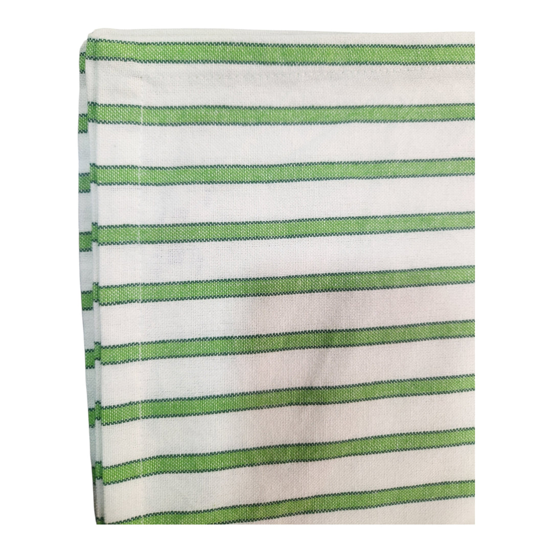 SERVILLETA RAYAS VERDE 52X52CM COD:113404