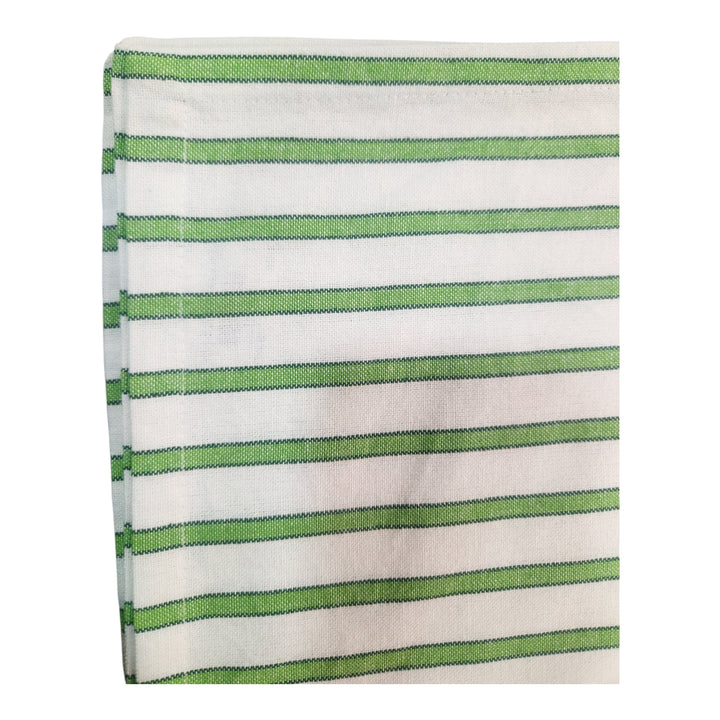 SERVILLETA RAYAS VERDE 52X52CM COD:113404