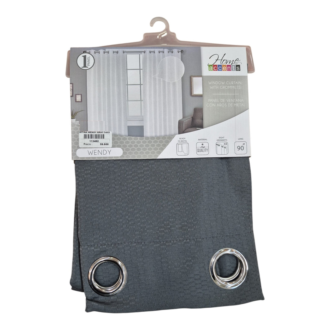 CORTINA WENDY GRAY 137X229CM COD:113492