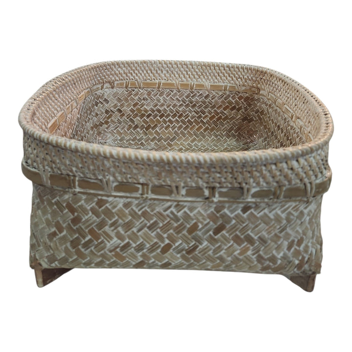 CANASTA TEJIDA GDE 30X30.5X15CM COD:113530