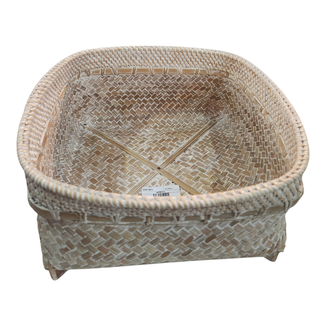 CANASTA TEJIDA GDE 30X30.5X15CM COD:113530