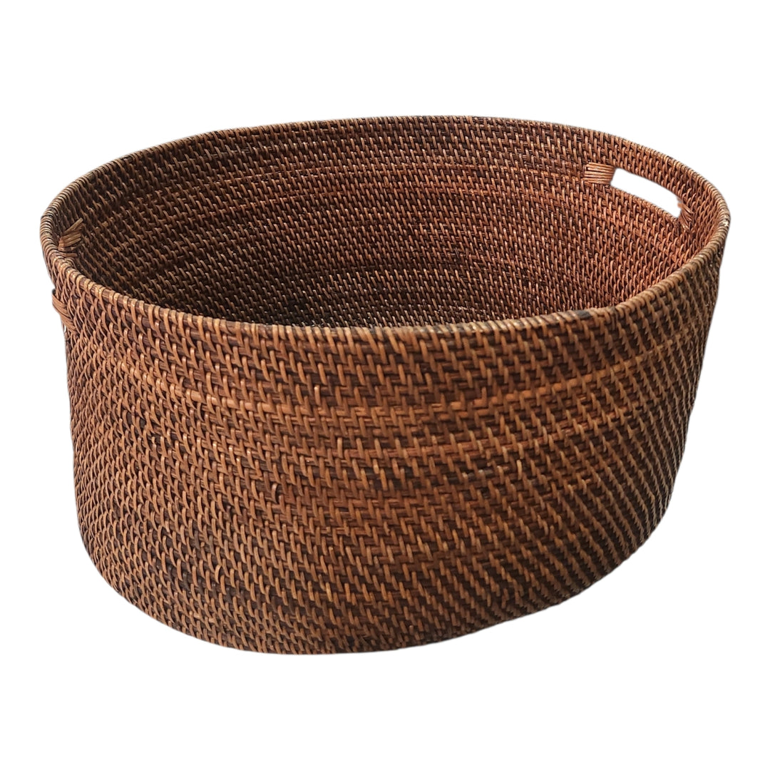CANASTO RATTAN GDE 47X39X24CM SURTIDO