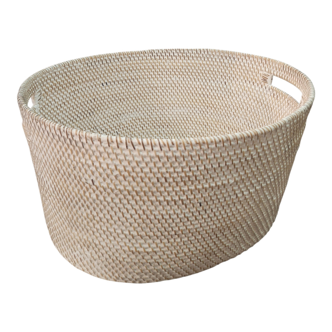 CANASTO RATTAN GDE 47X39X24CM SURTIDO