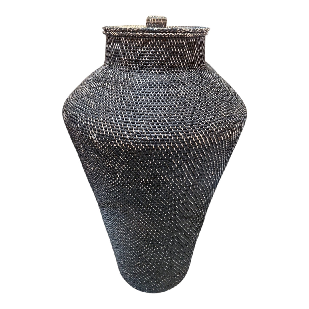JARRÓN RATTAN 96x57x57CM COD:113556