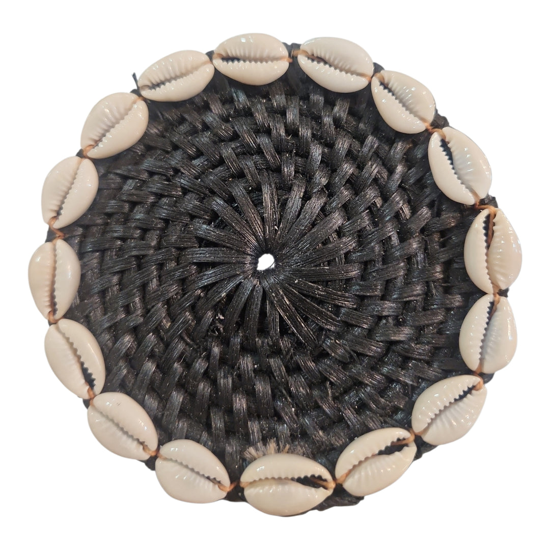 SET DE 4 PORTAVASOS RATTAN 10CM