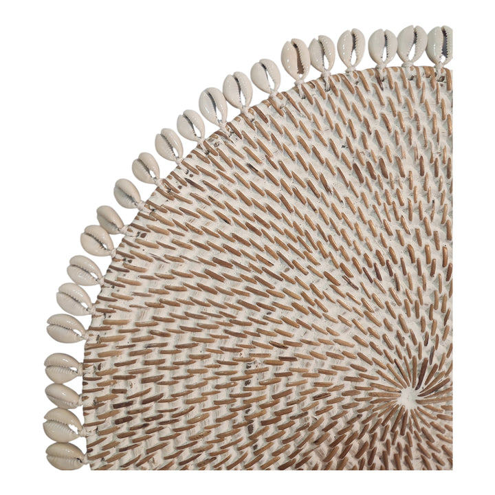 INDIVIDUAL RATTAN CONCHA 30CM