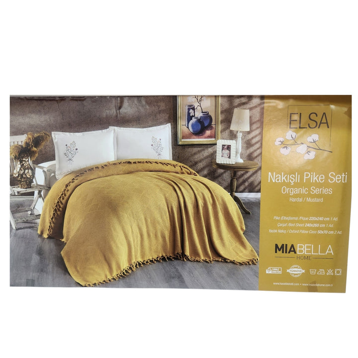 SET COLCHA KING 4 PCS SURTIDO COD:114740