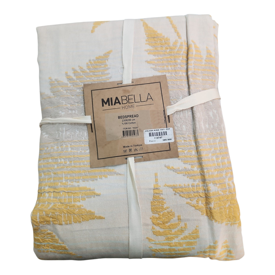 COLCHA KING 100% ALGODÓN SURTIDA COD:114747