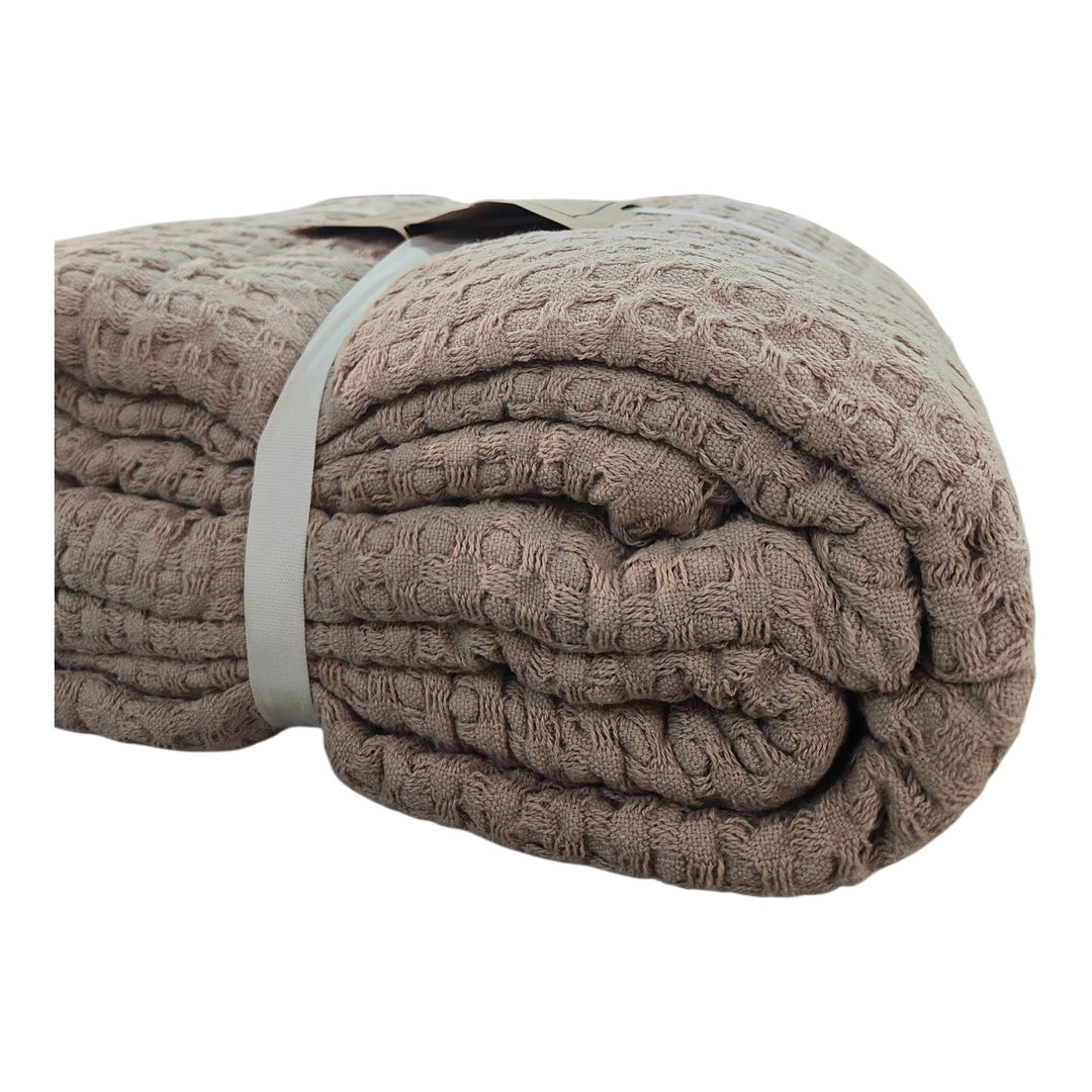 COLCHA  WAFFLE KING SURTIDA 240X260CM