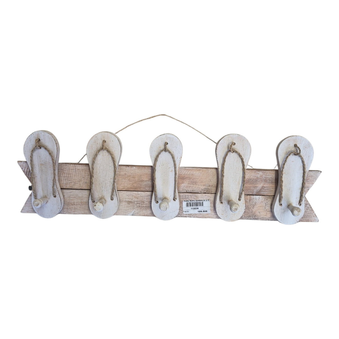 PERCHA PARA ROPA SANDALIA 56x16x8CM COD:115036