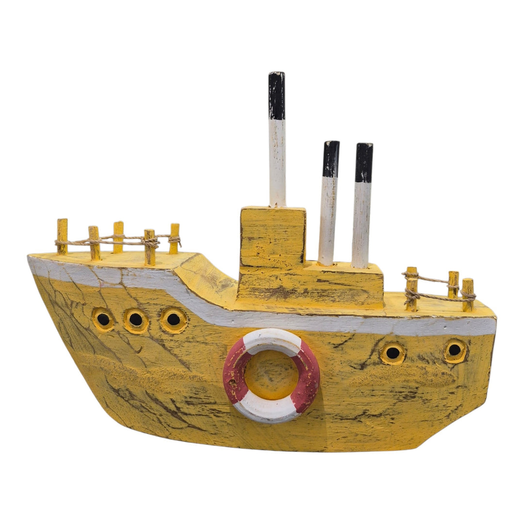 BARCO PESQUERO MADERA 32x24x10CM COD:115059