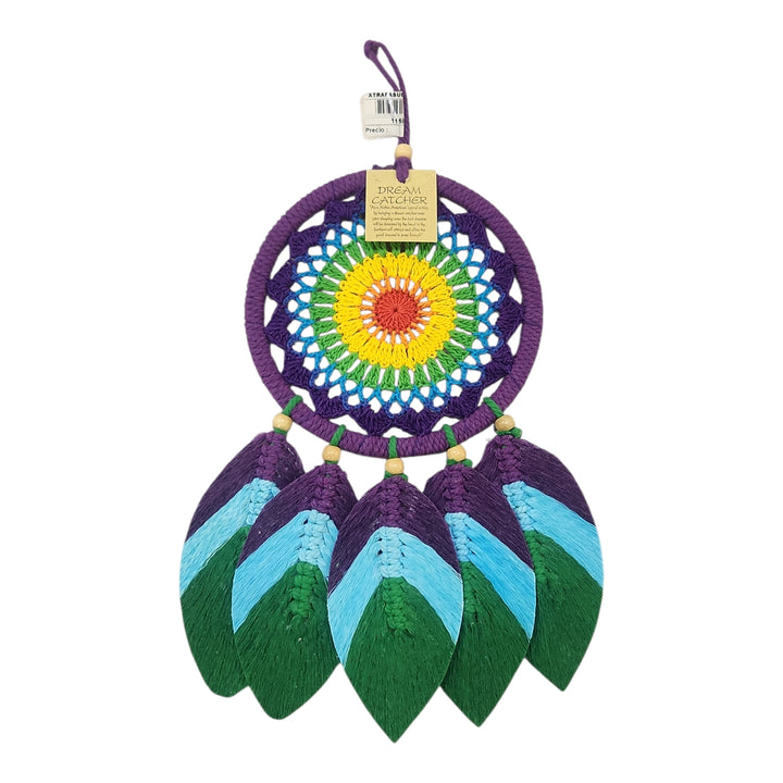 ATRAPASUEÑOS DECORATIVO MACRAMÉ SURTIDO 39X19CM