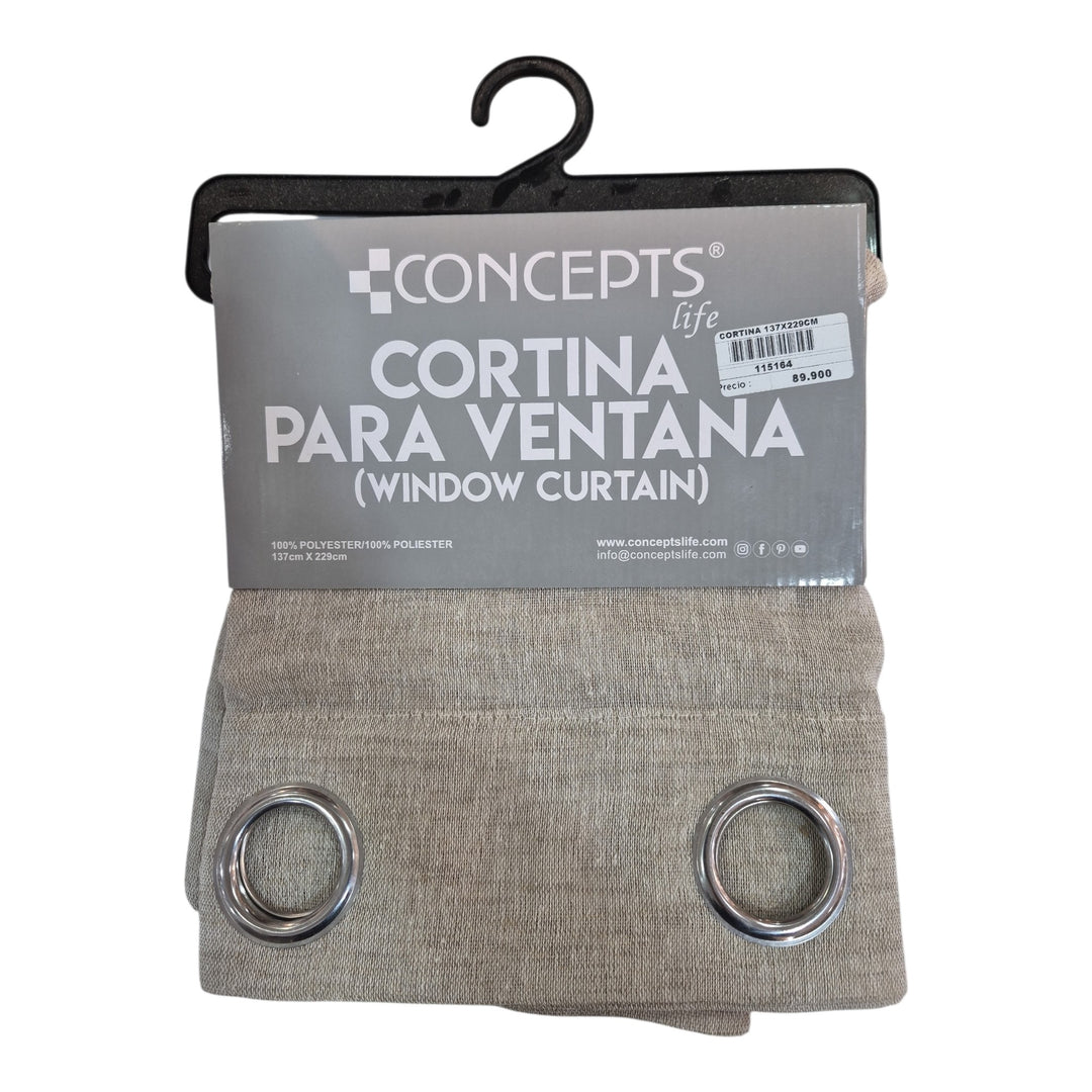 CORTINA 137X229CM COD:115164