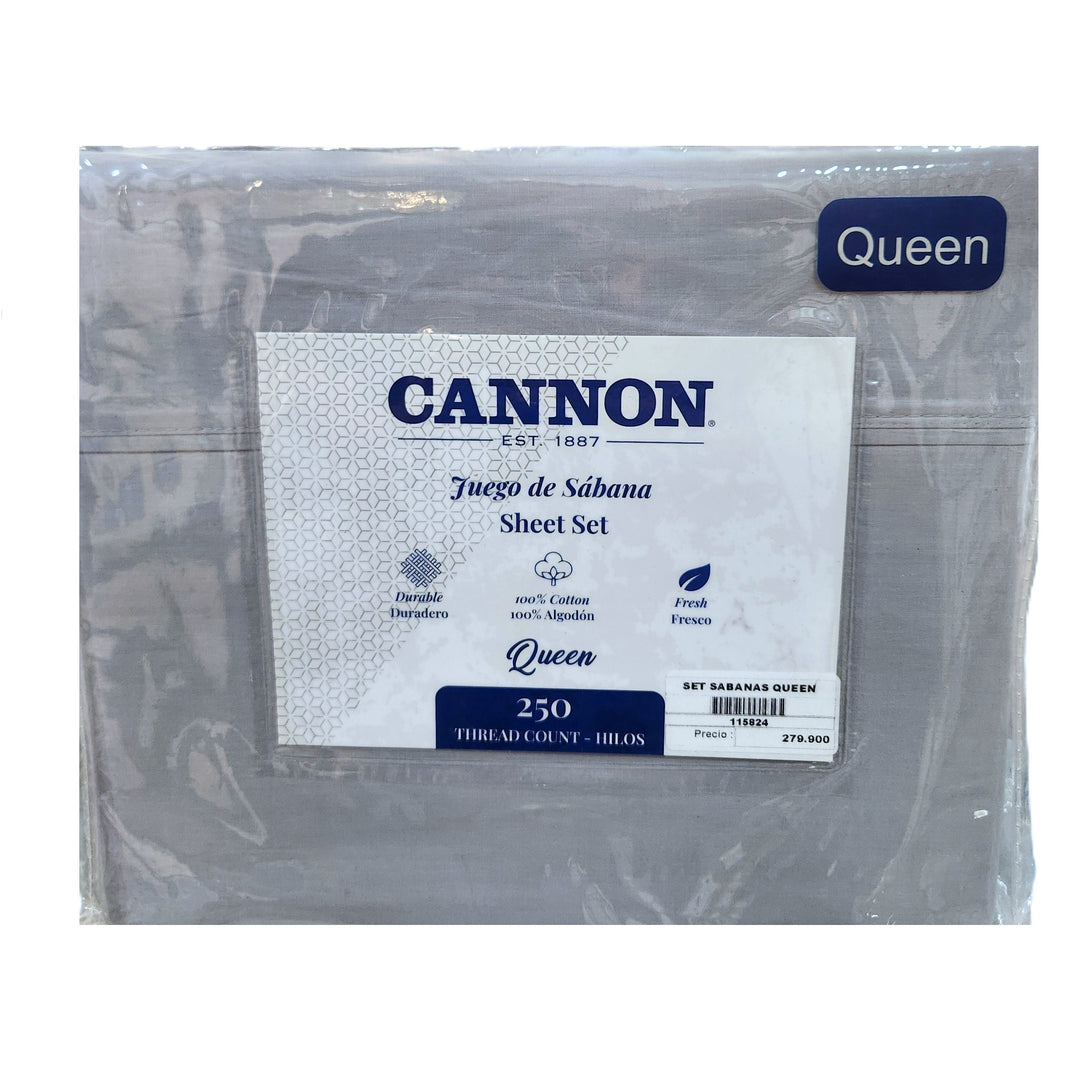 SET SÁBANAS QUEEN 250 HILOS