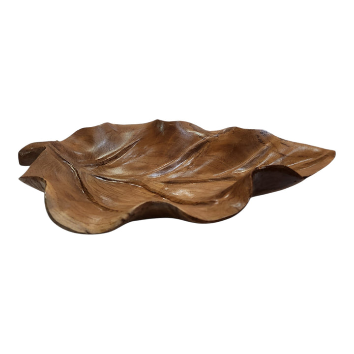 CENTRO DE MESA HOJA TECA 40X35CM