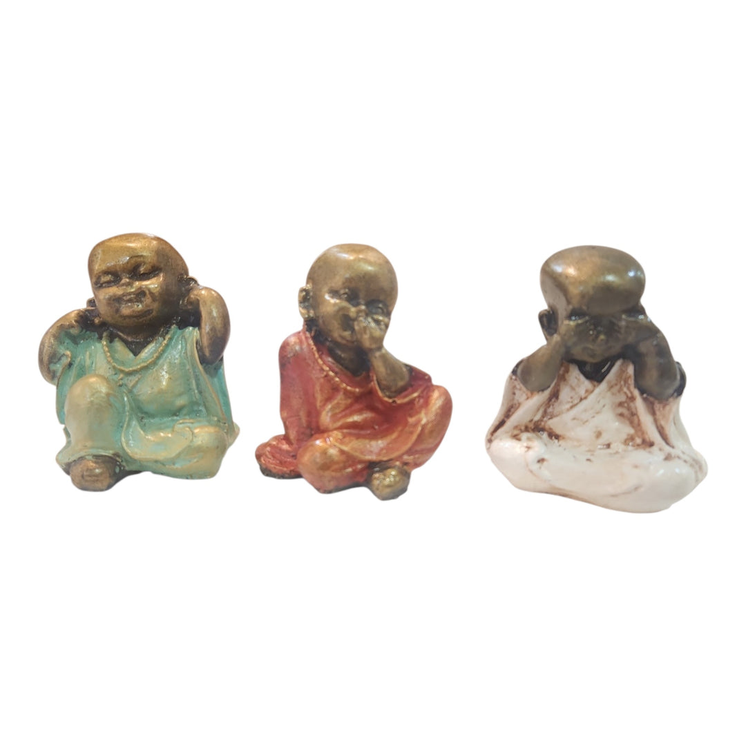 SET DE 3 MONJES 10CM COD:116063