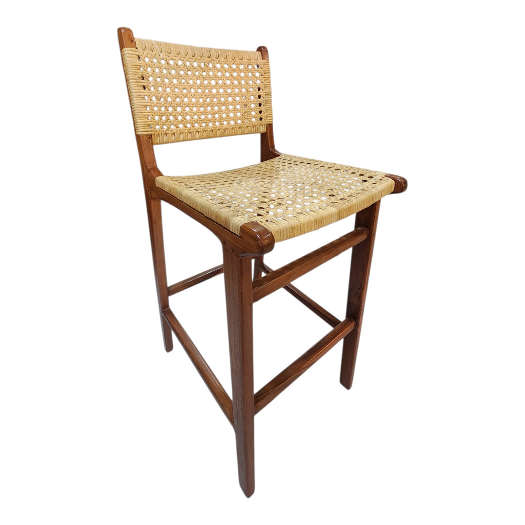 SILLA BAR BEIGE 107X47X52CM