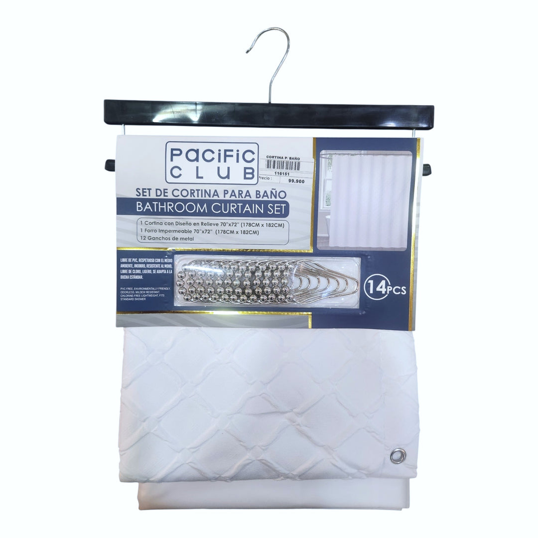 CORTINA PARA BAÑO 178X182CM