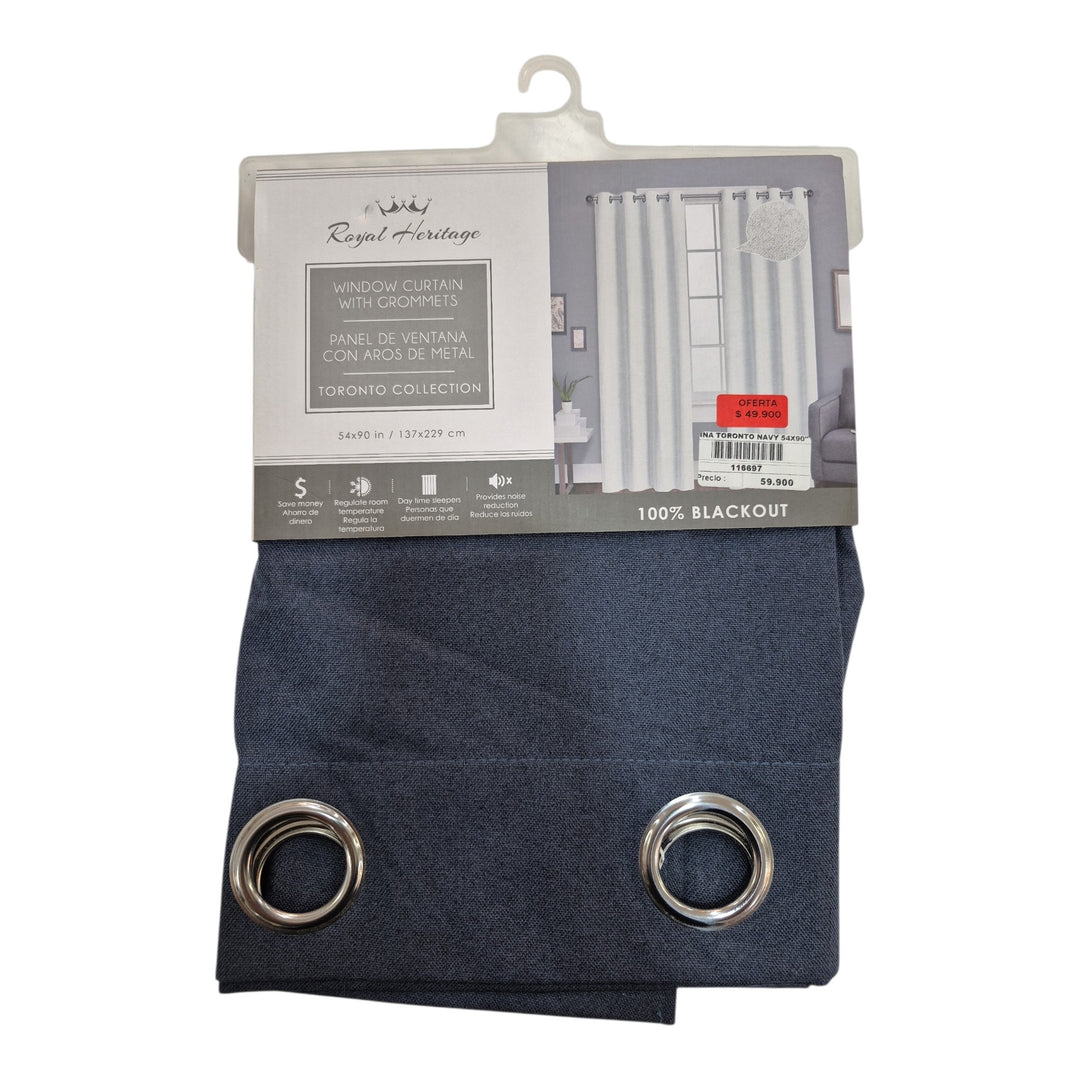 CORTINA TORONTO NAVY  137X229CM COD:116697