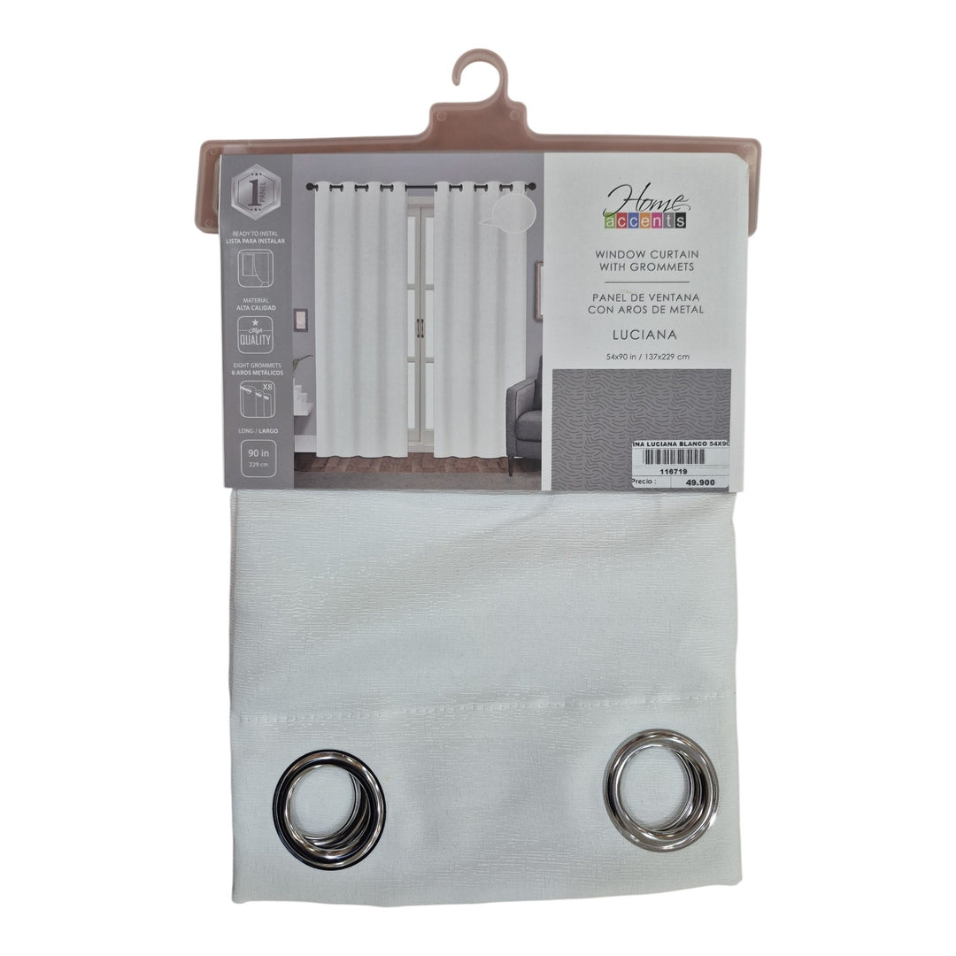 CORTINA LUCIANA BLANCO 137X229CM COD:116719