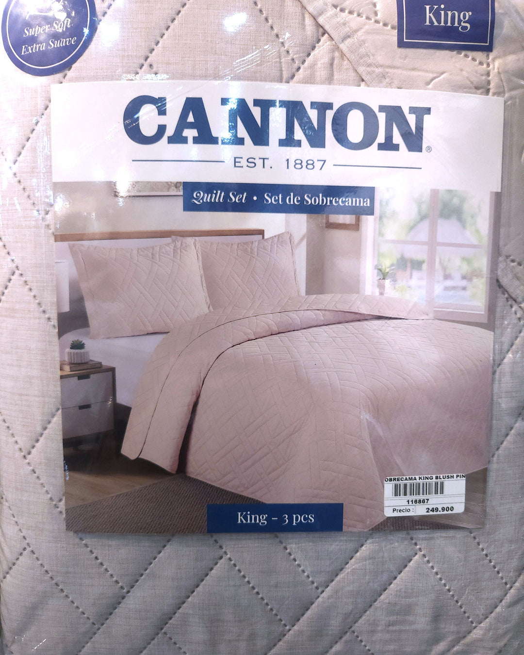 SET SOBRECAMA KING BLUSH PINS